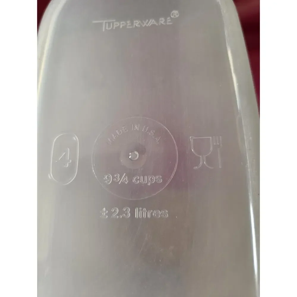 Tupperware Modular Mate #4 Container #1614 9 3/4 Cups Or 2.3 Litres